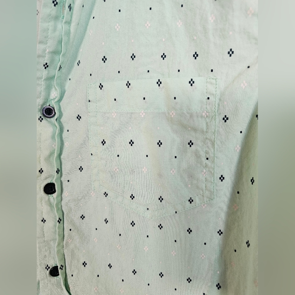 Carbon Blue Casual Button Down Shirt - Picture 4 of 5